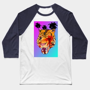 TIGER BLOOD MASK Baseball T-Shirt